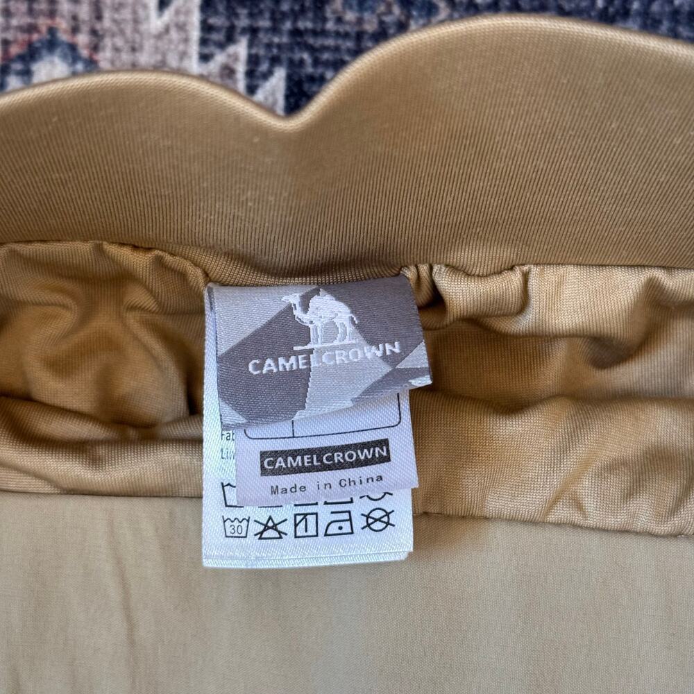 Camel Crown Golf Tennis Skort Beige Quick Dry Women’s Size Medium - Picture 4 of 11